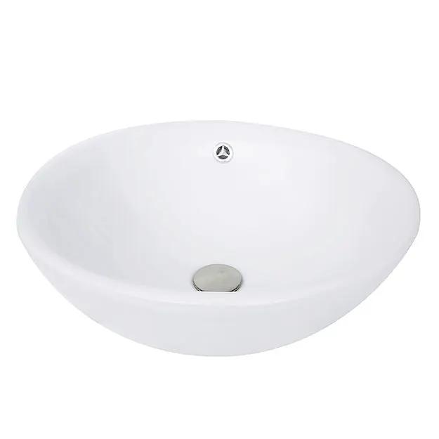 white bathroom sink