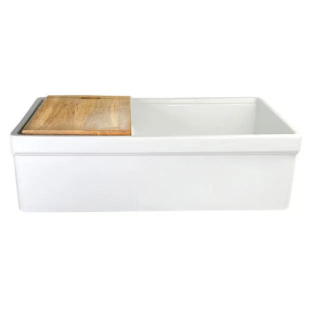 white kitchen sink