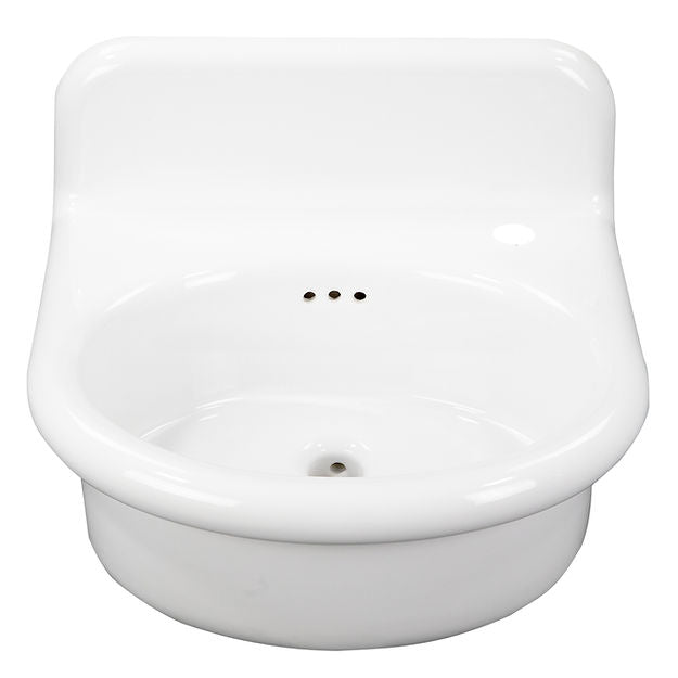 white bathroom sink