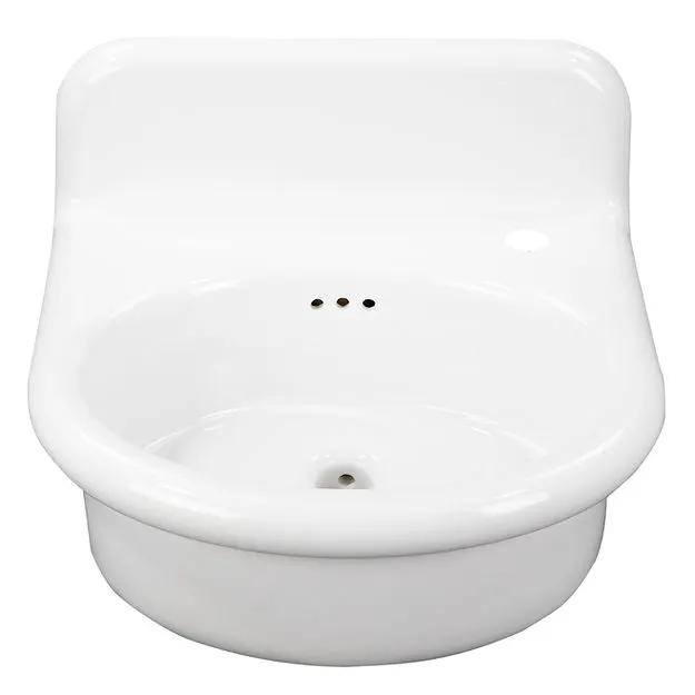 white bathroom sink
