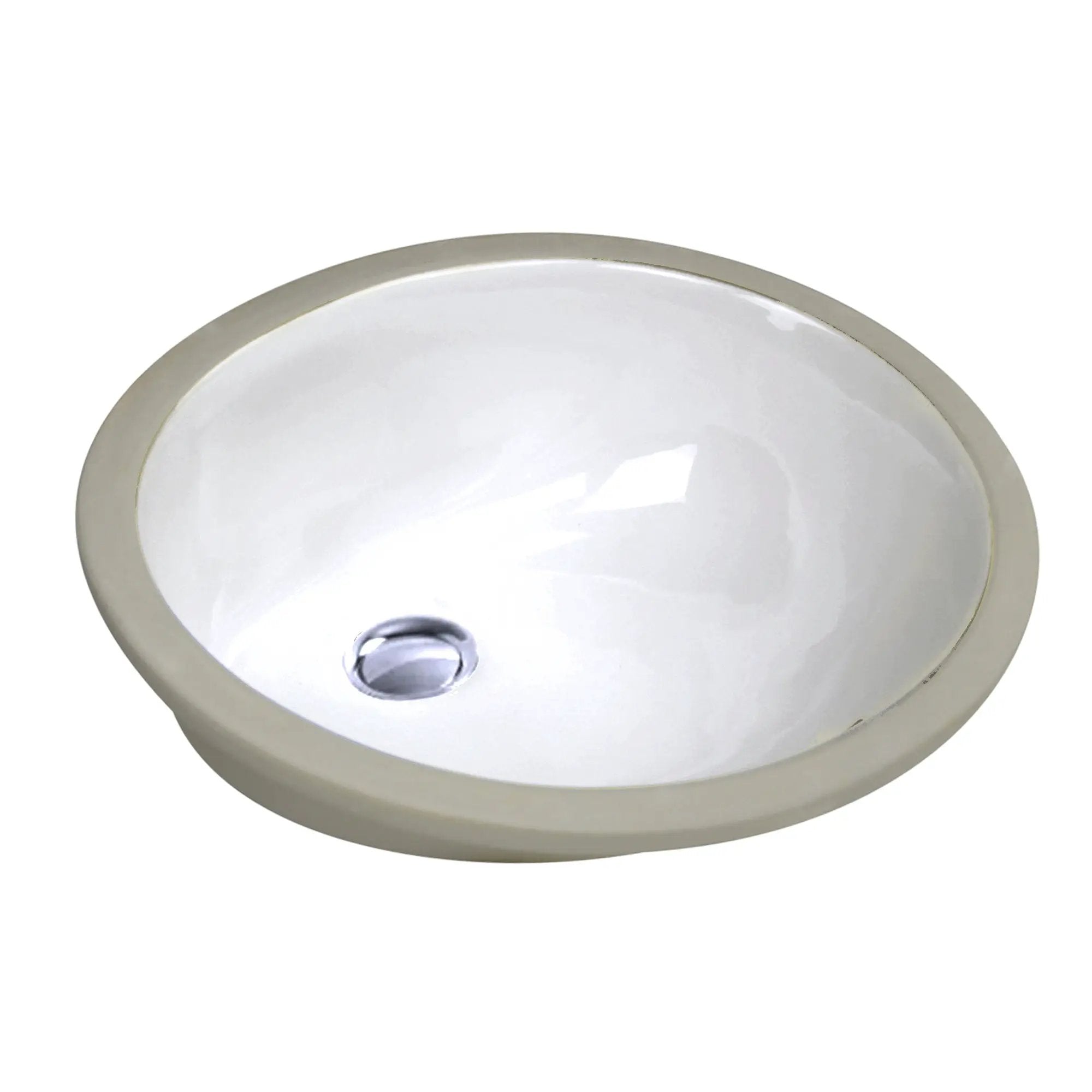 Nantucket Sinks 15 Inch X 12 Inch Undermount Ceramic Sink by Nantucket