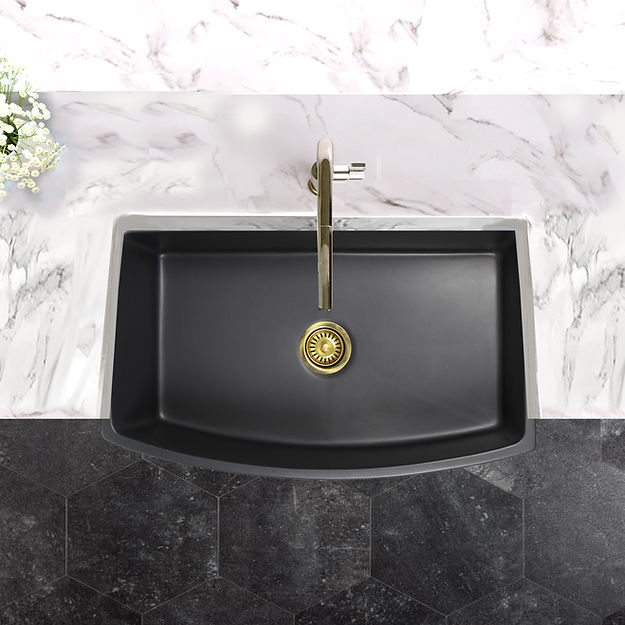 matte black kitchen sink