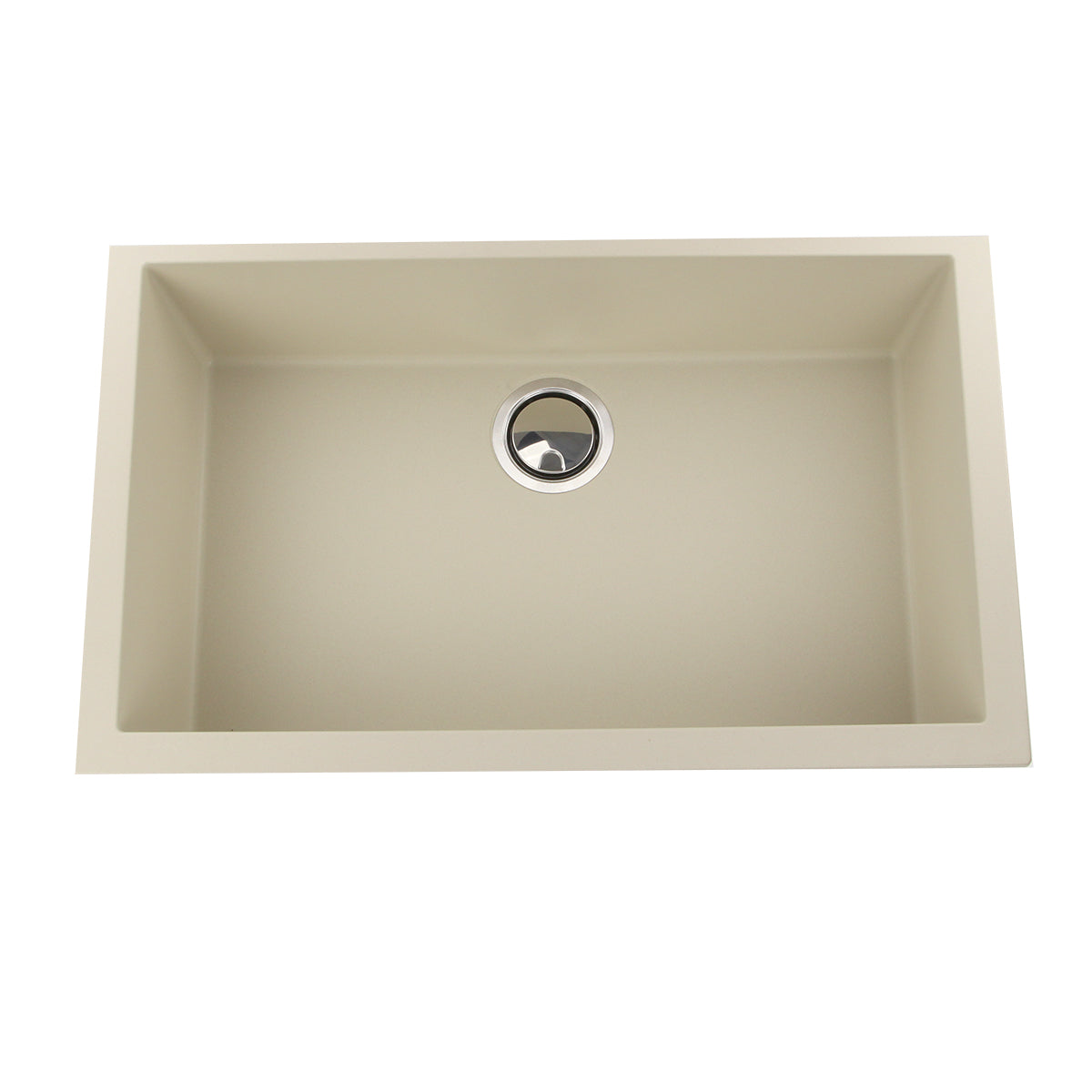 Nantucket Sinks Large Single Bowl Undermount Granite Composite Sink