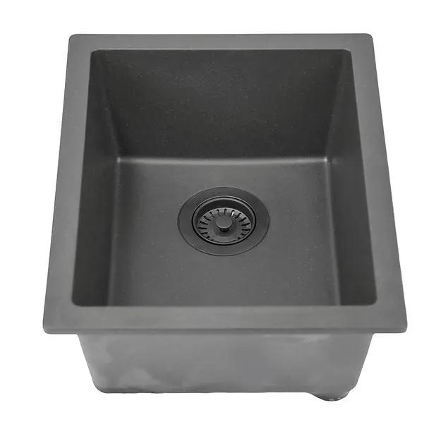 Nantucket Sinks 18 inch Single Bowl Dualmount Granite Composite Bar-Prep sink by Nantucket