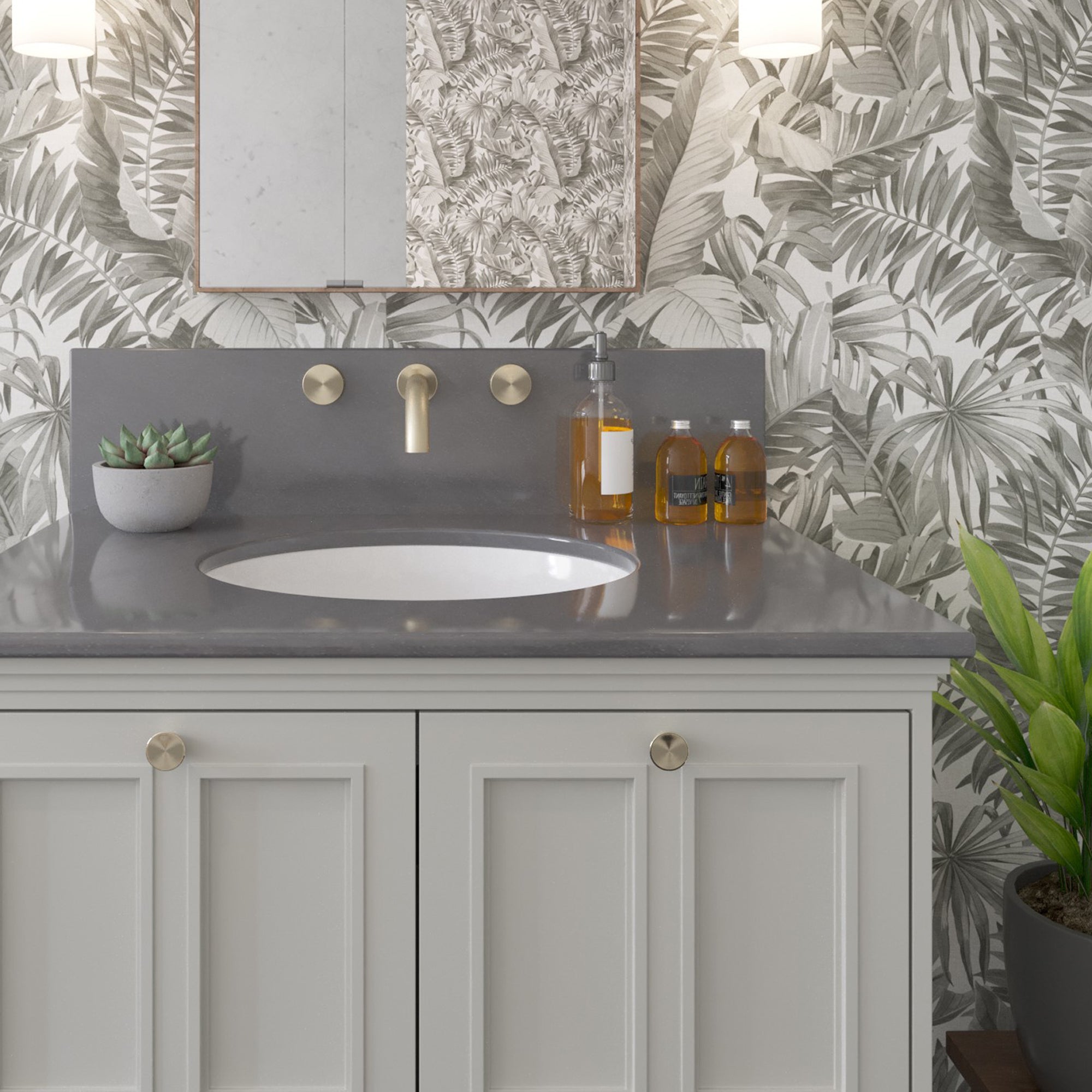 white bathroom sink