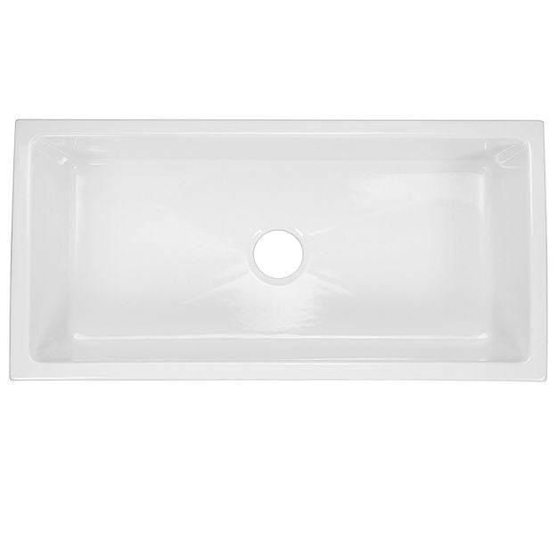 white bathroom sink