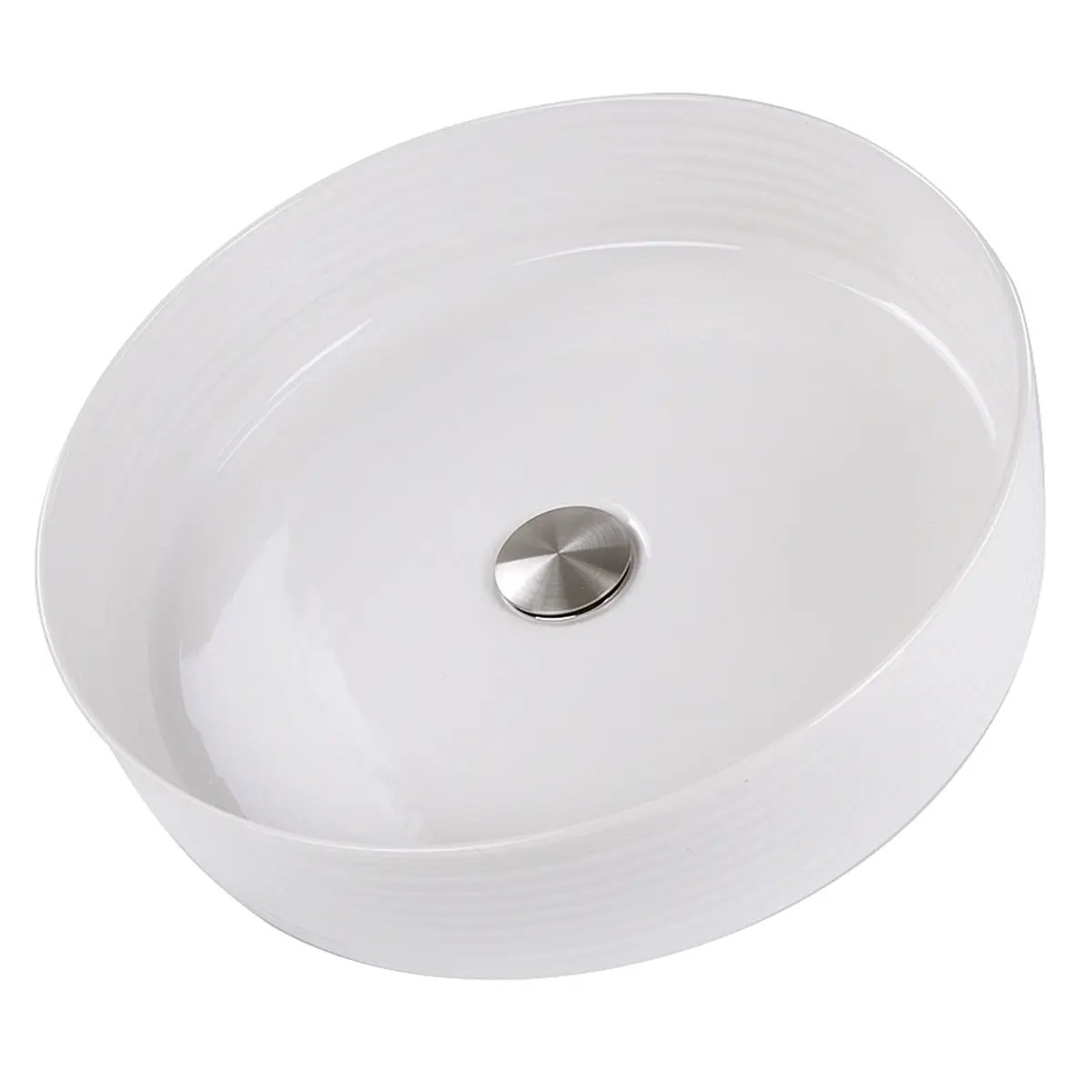 white bathroom sink