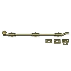 Deltana 18" Surface Bolt with Off-set by Deltana