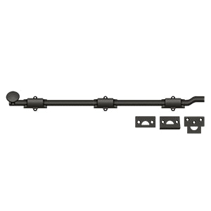 Deltana 18" Surface Bolt with Off-set by Deltana