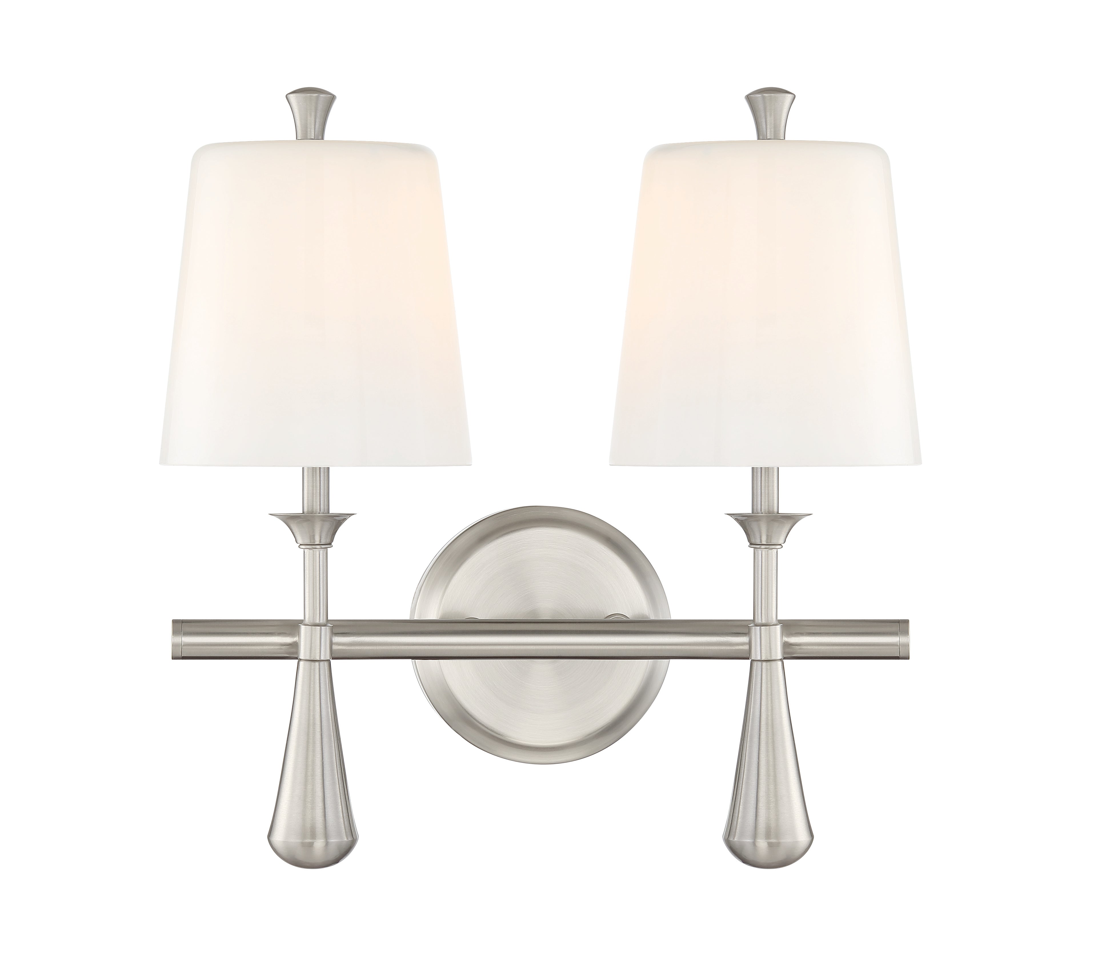 brushed polished nickel wall sconces
