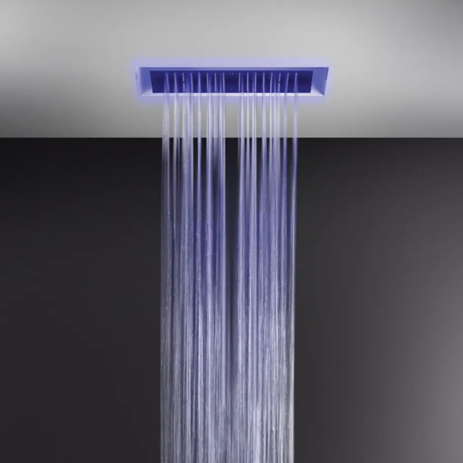 white cn shower system