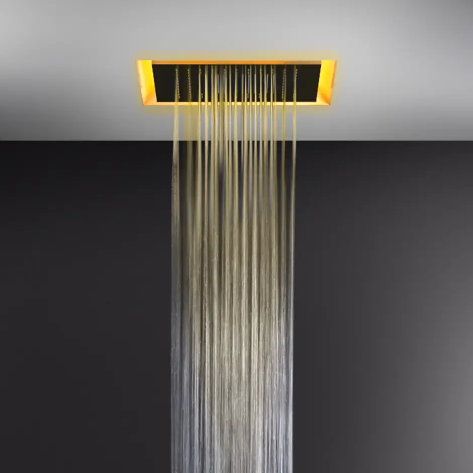 white cn shower system