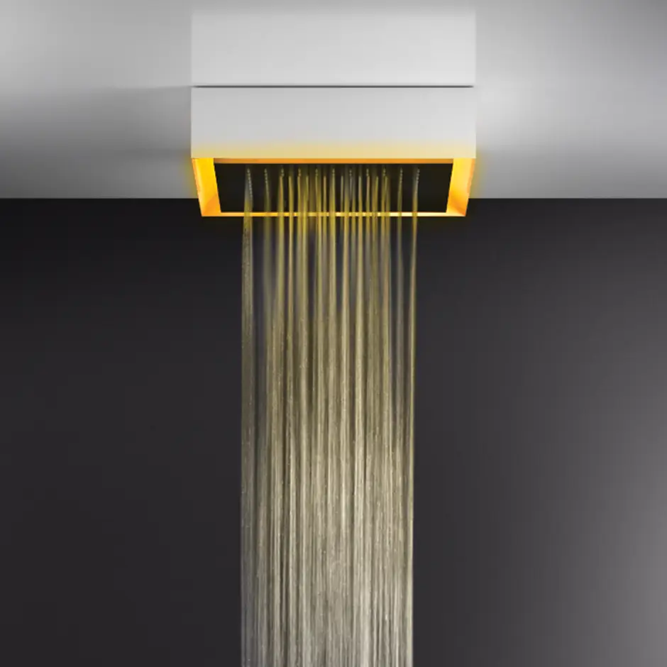 white cn shower system