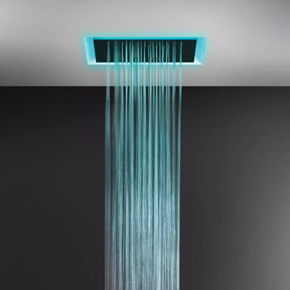 white cn shower system