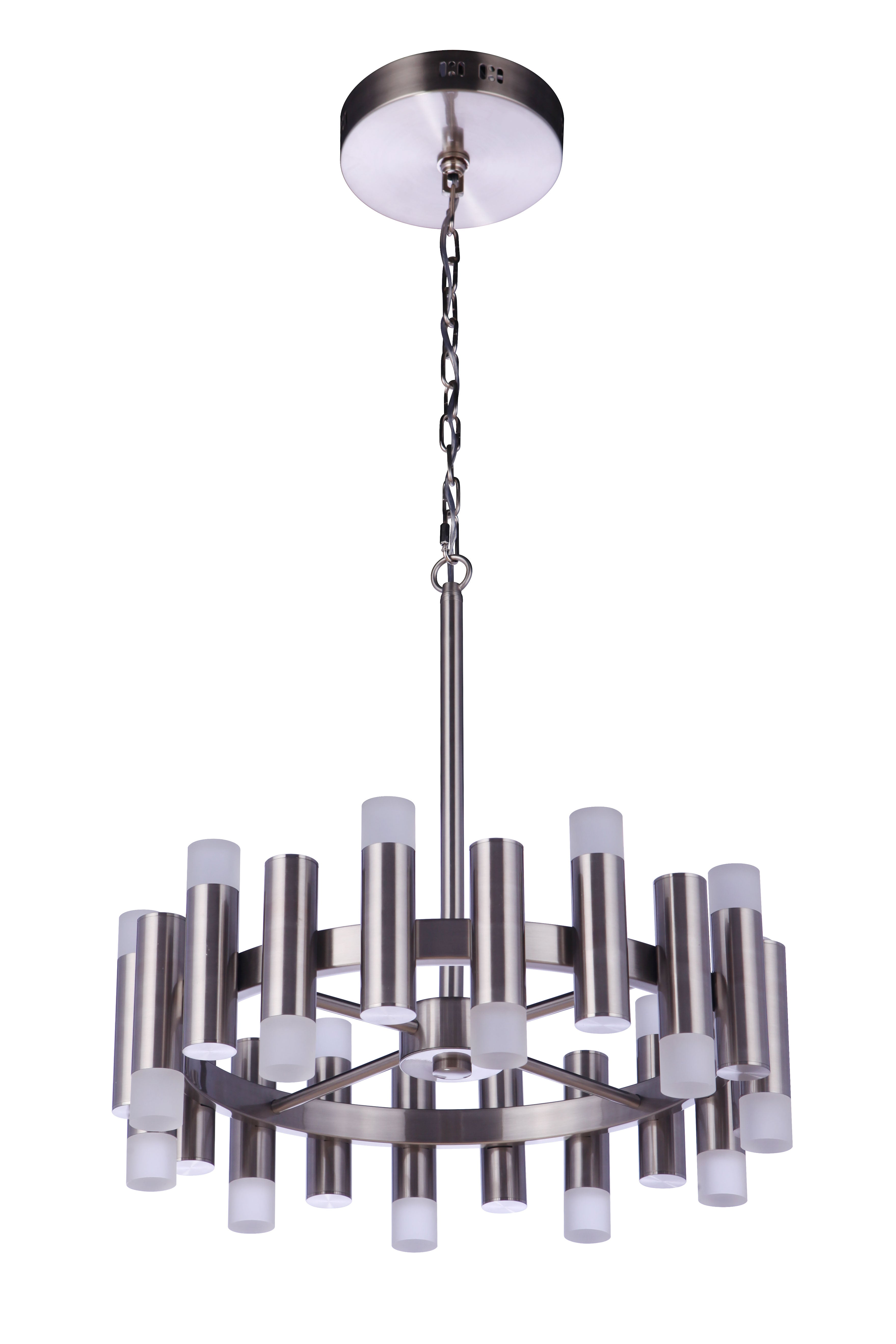 brushed polished nickel chandeliers
