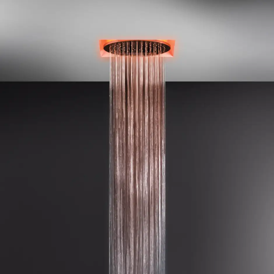 white cn shower system