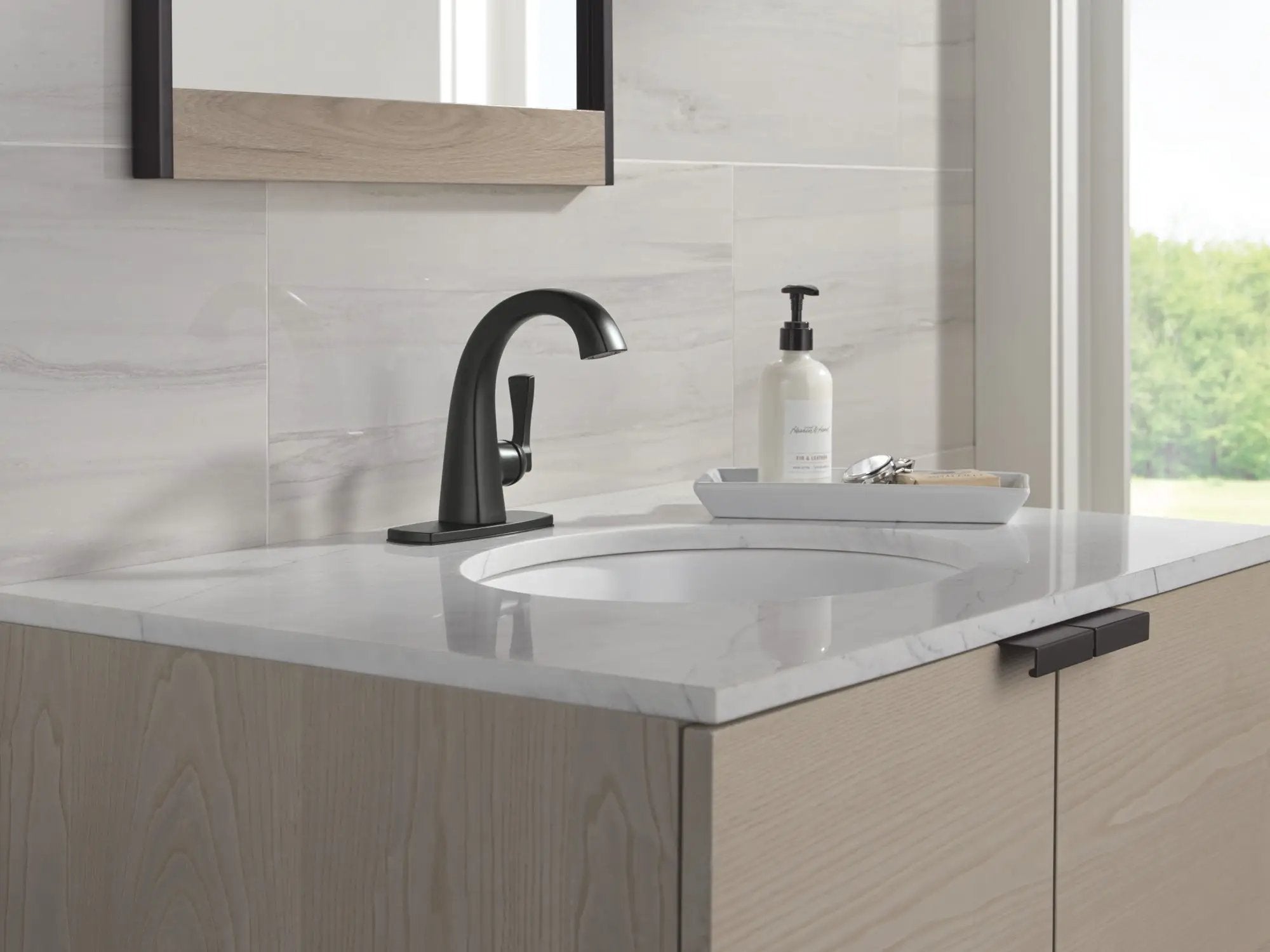 matte black bathroom faucet