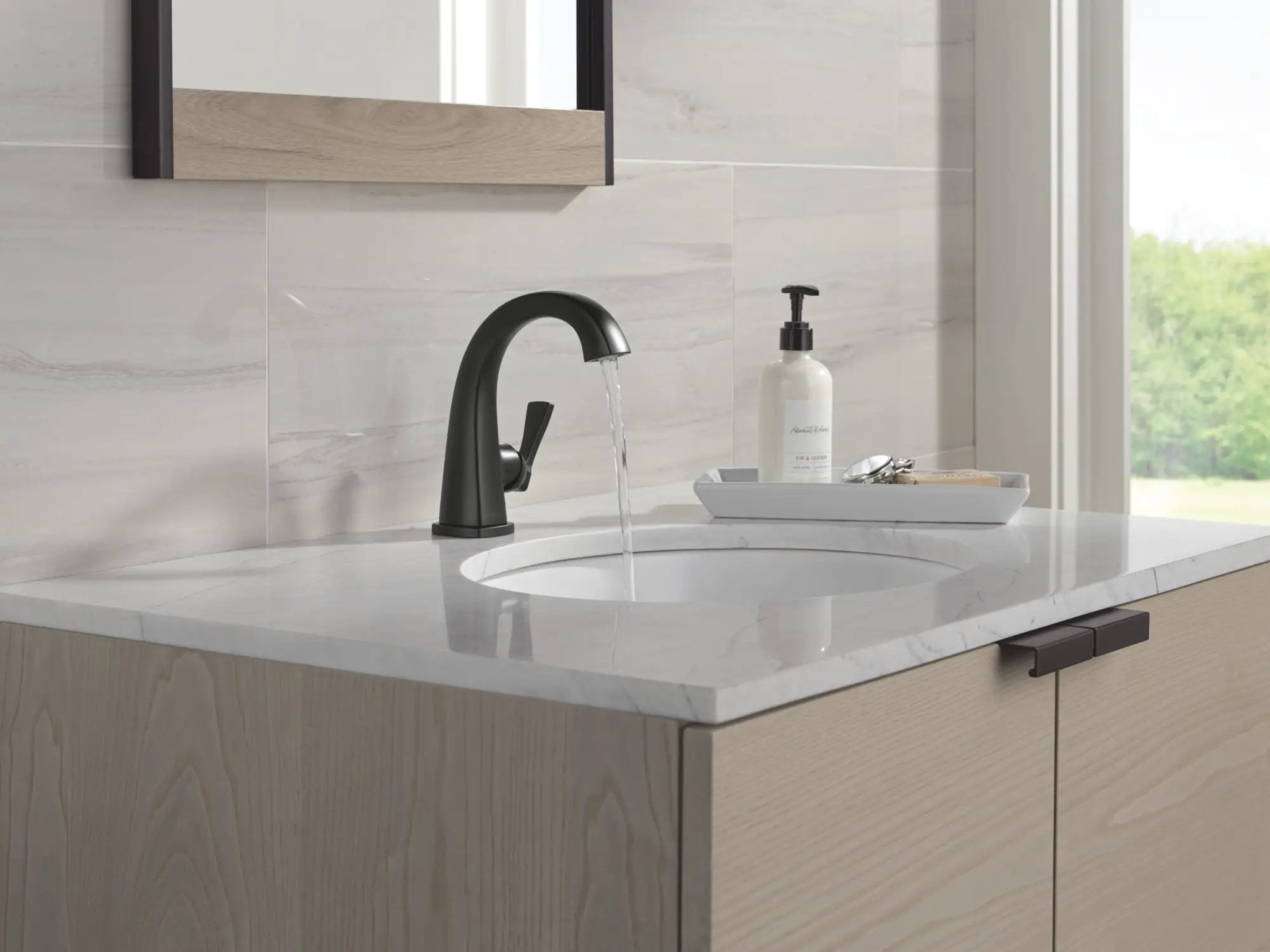 matte black bathroom faucet