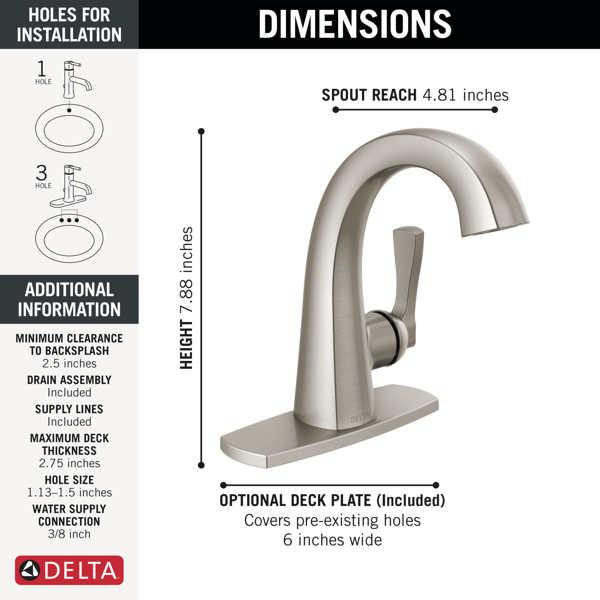 lumicoat stainless bathroom faucet