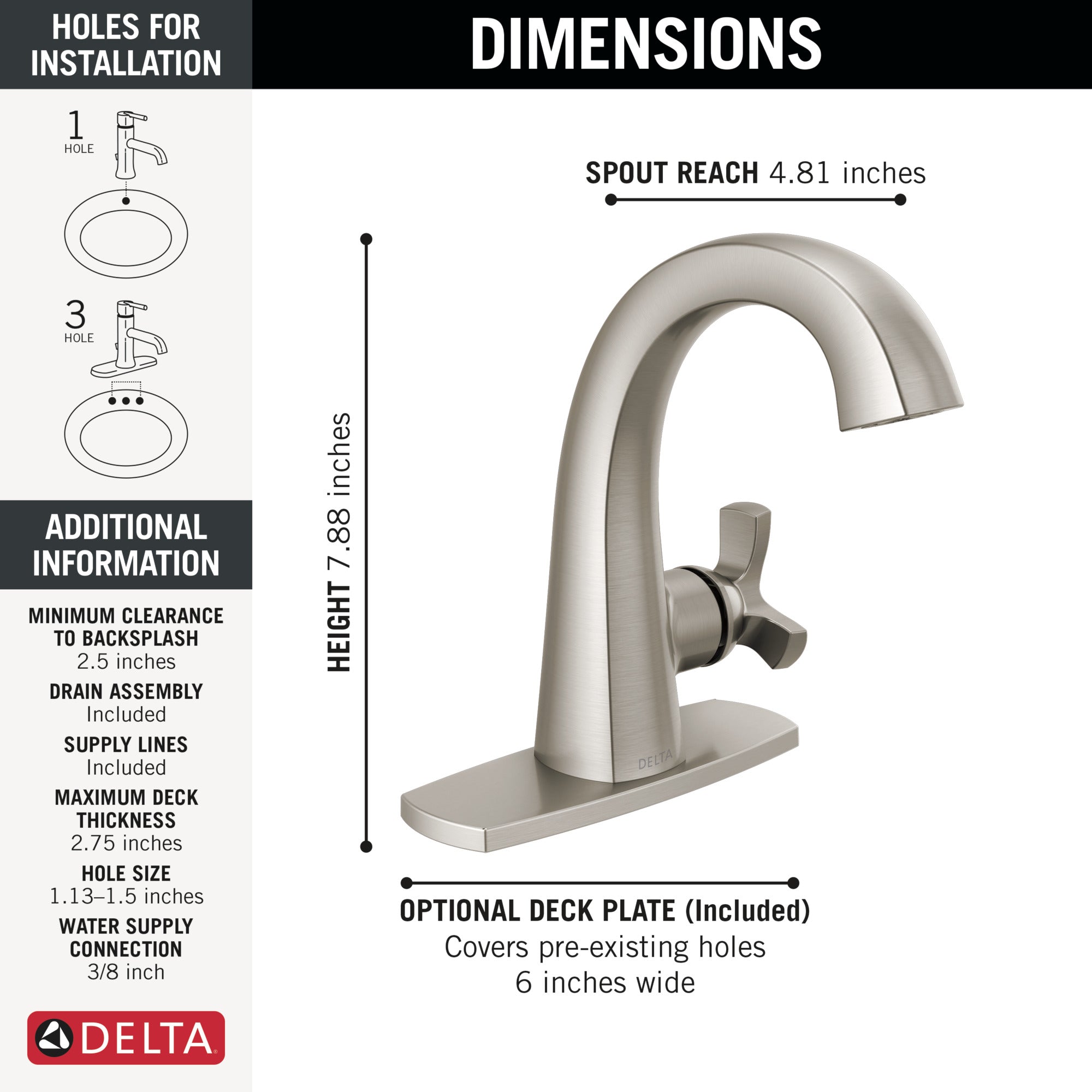 lumicoat stainless bathroom faucet