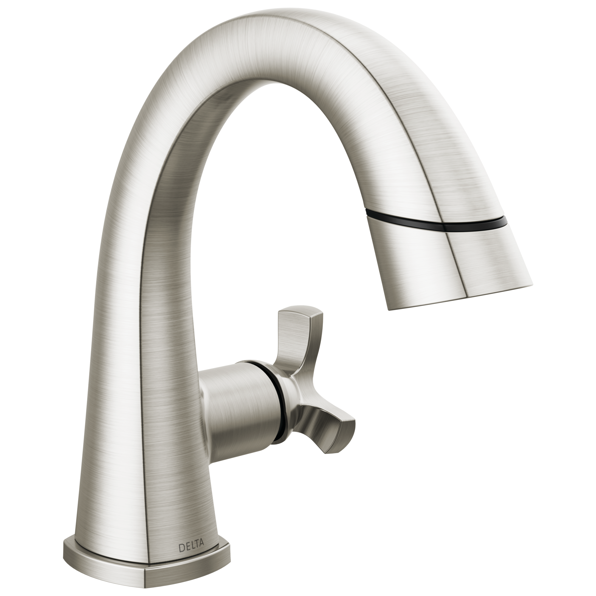 Delta Stryke Single Handle Pull Down Bathroom Faucet by Delta