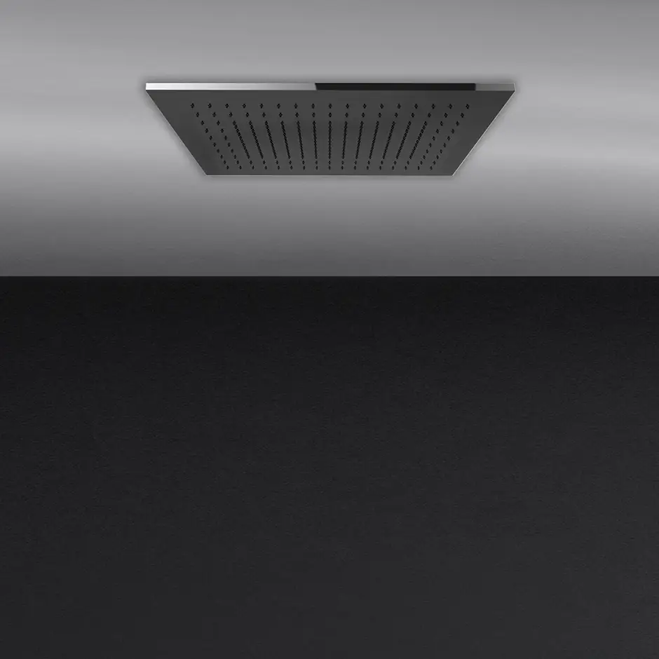 mirror steel shower system