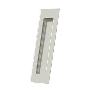 Deltana 7" x 1-7/8" x 3/8" Solid Brass Rectangular Flush Pull by Deltana