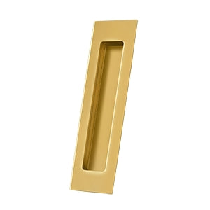 Deltana 7" x 1-7/8" x 3/8" Solid Brass Rectangular Flush Pull