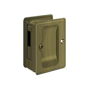Deltana Adjustable HD Pocket Lock, 3-1/4" x 2-1/4" Sliding Door Receiver by Deltana
