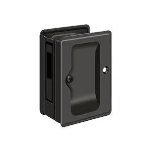 Deltana Adjustable HD Pocket Lock, 3-1/4" x 2-1/4" Sliding Door Receiver by Deltana