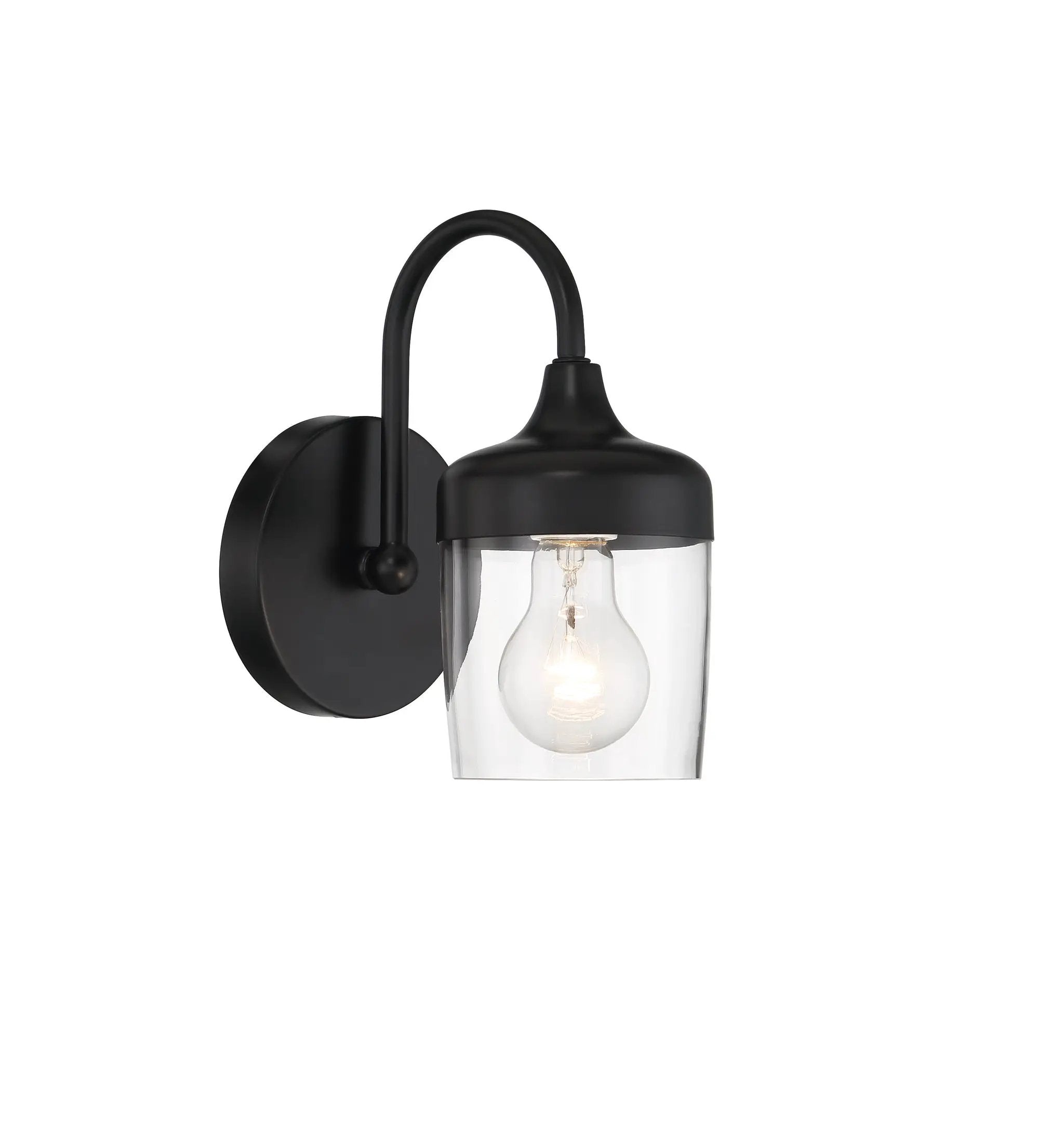 flat black wall sconces