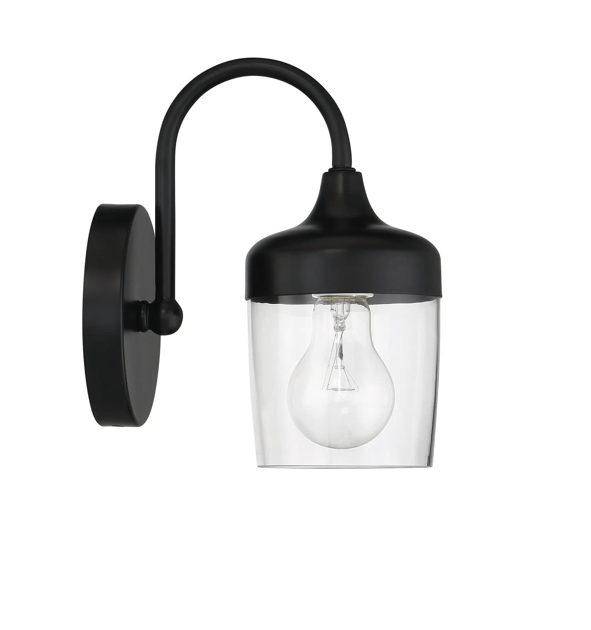 flat black wall sconces