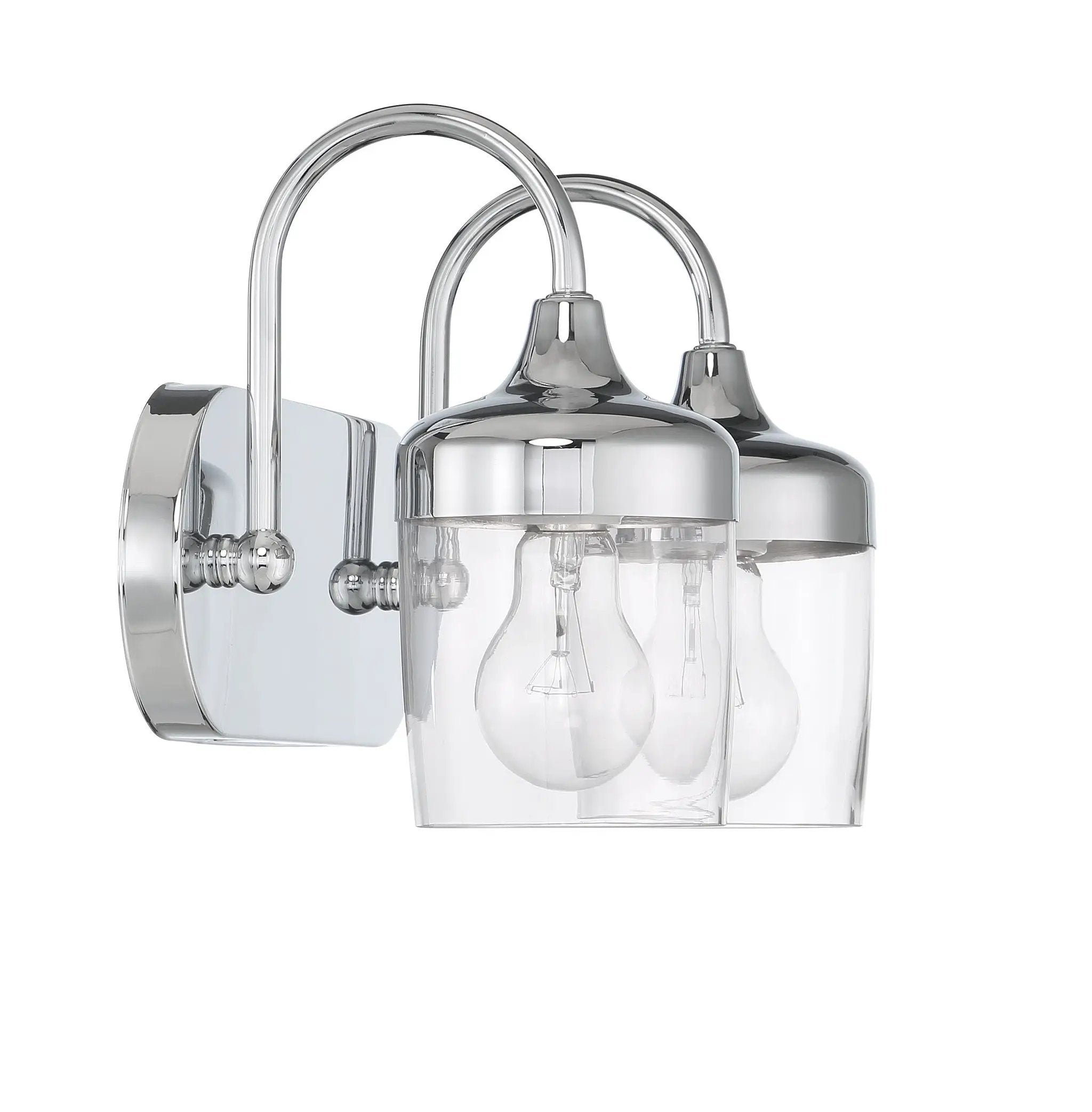 chrome wall sconces