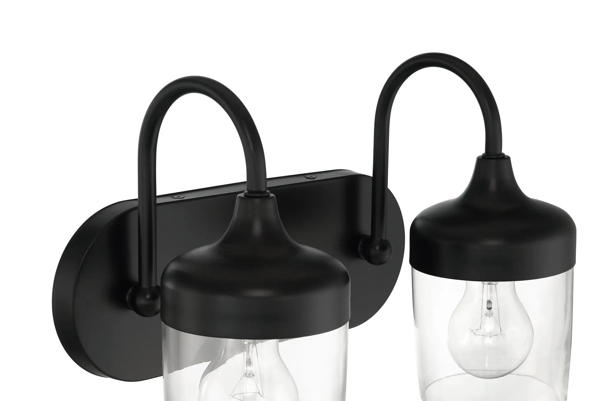 flat black wall sconces
