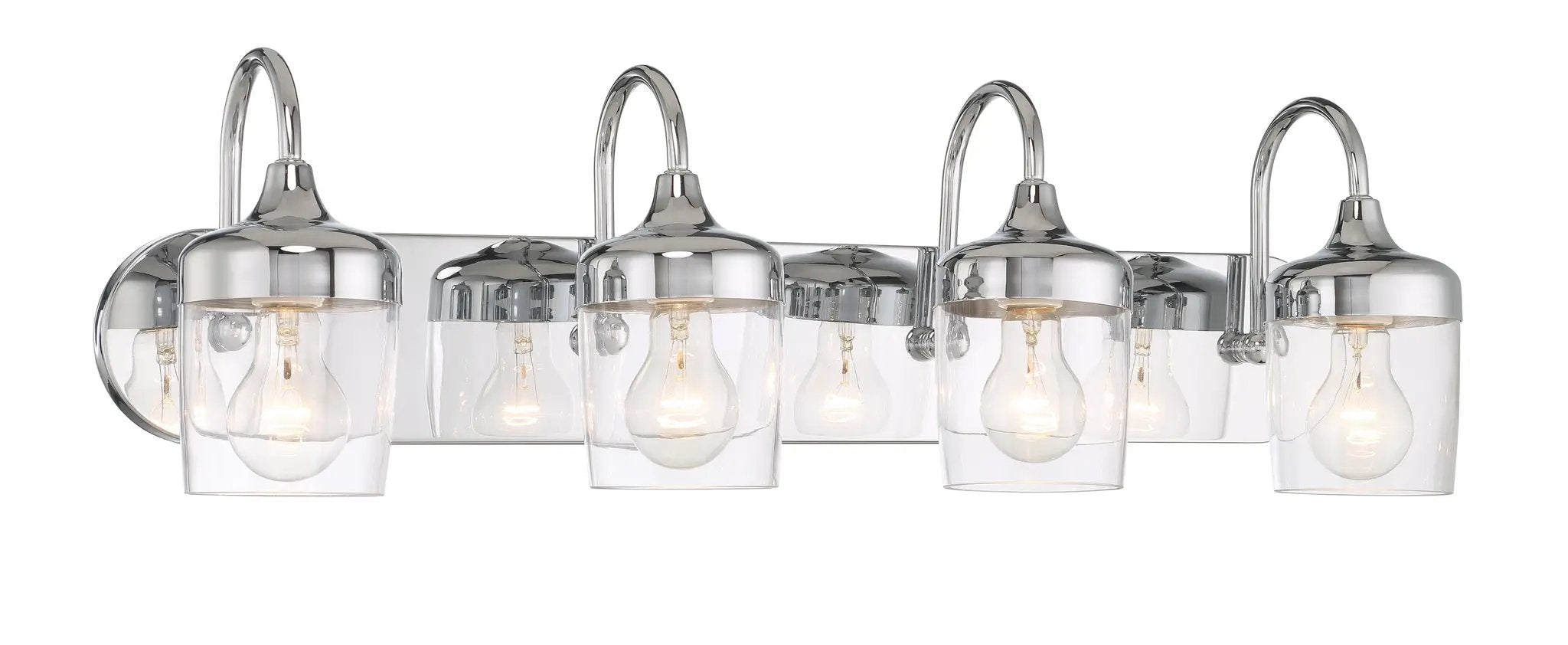 chrome wall sconces