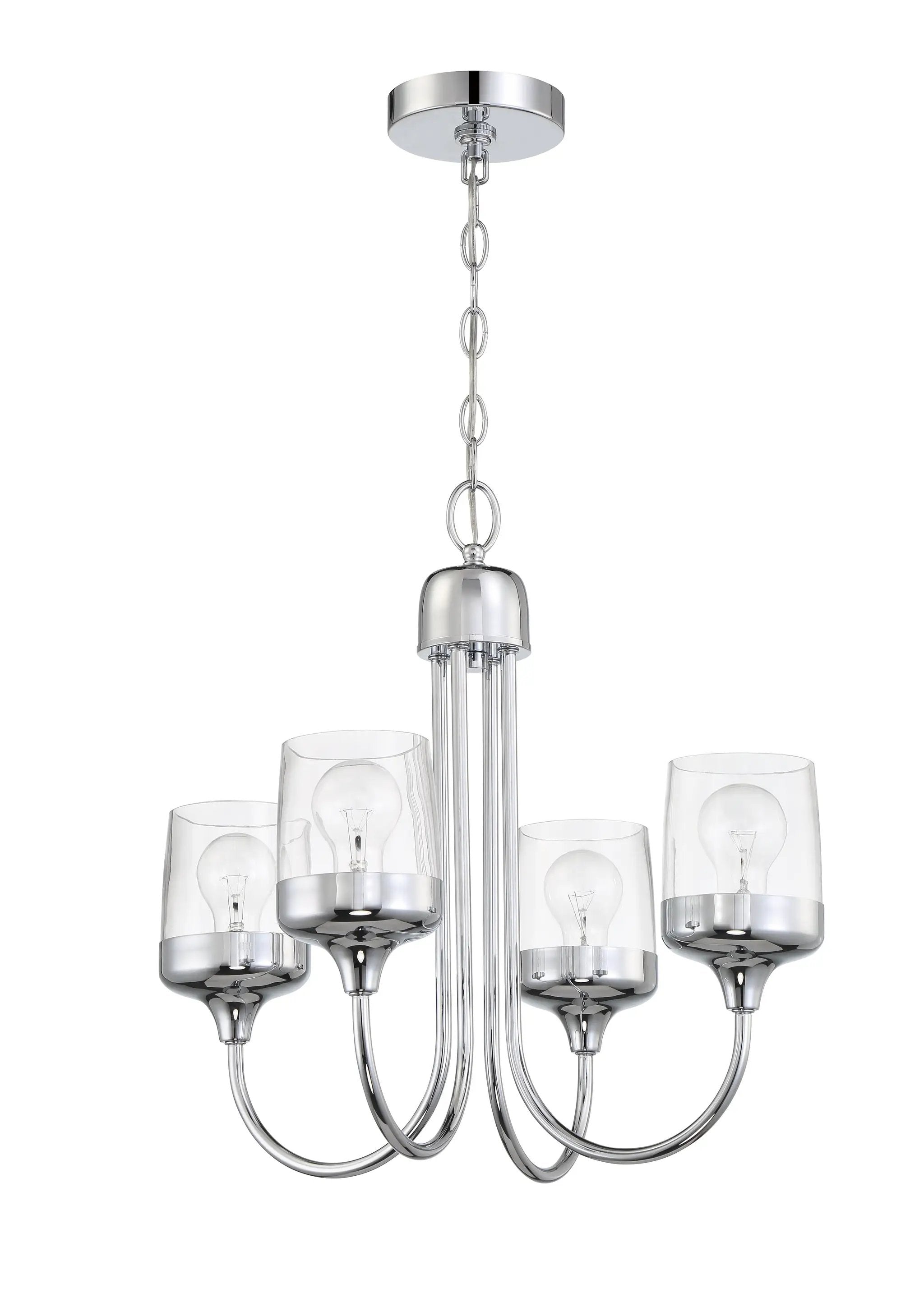 chrome chandeliers