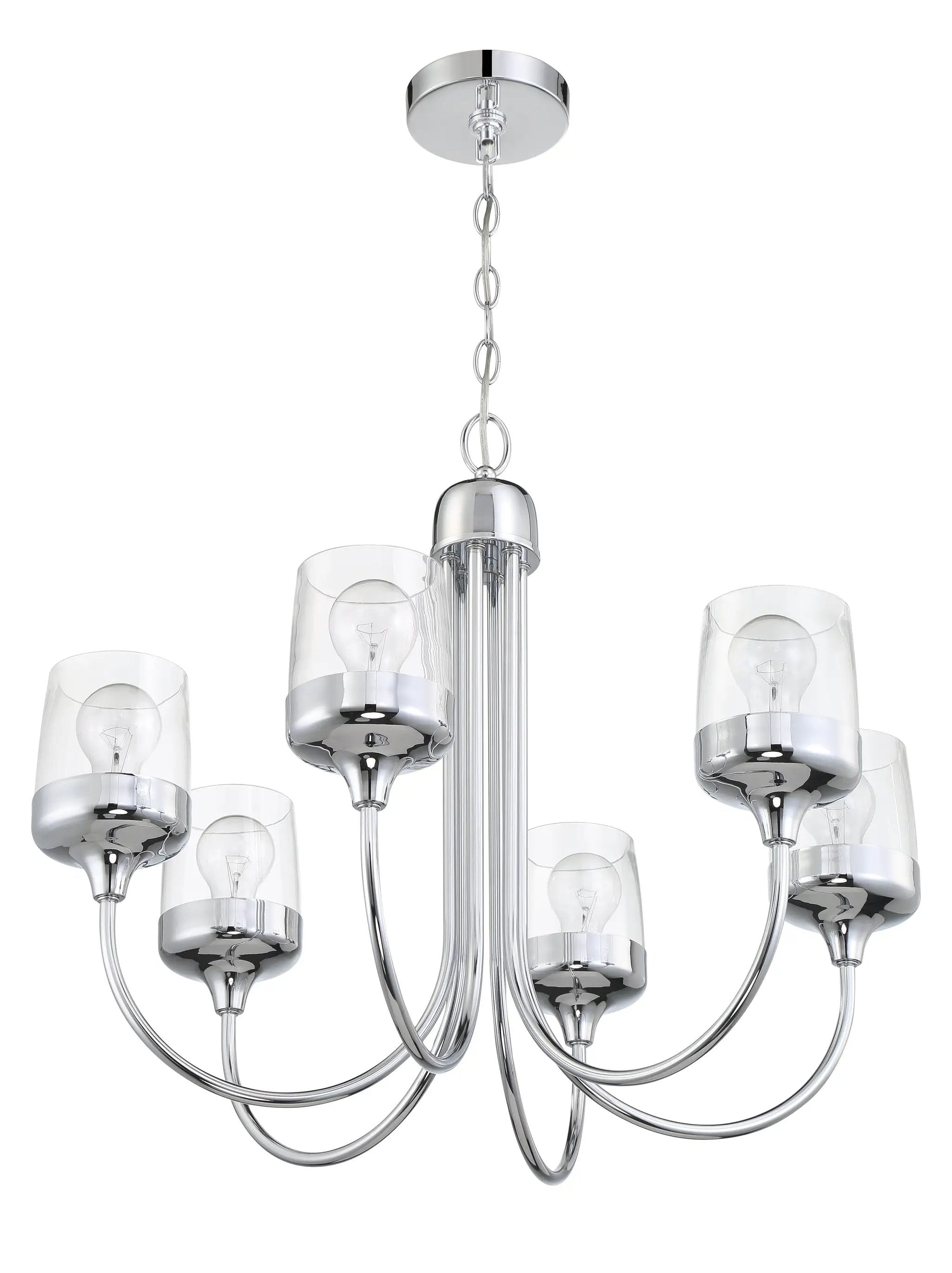 chrome chandeliers