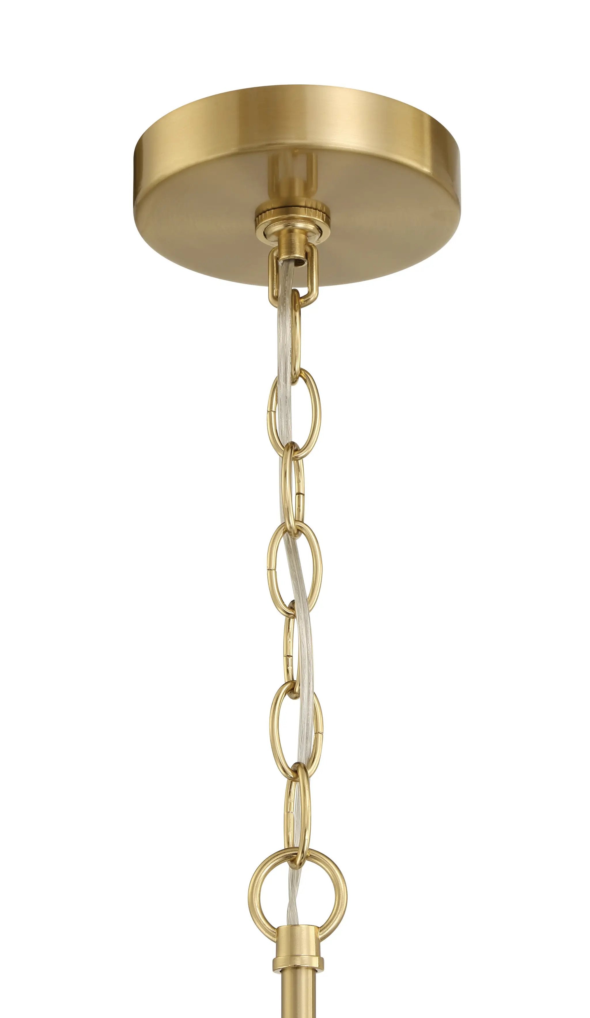 satin brass chandeliers