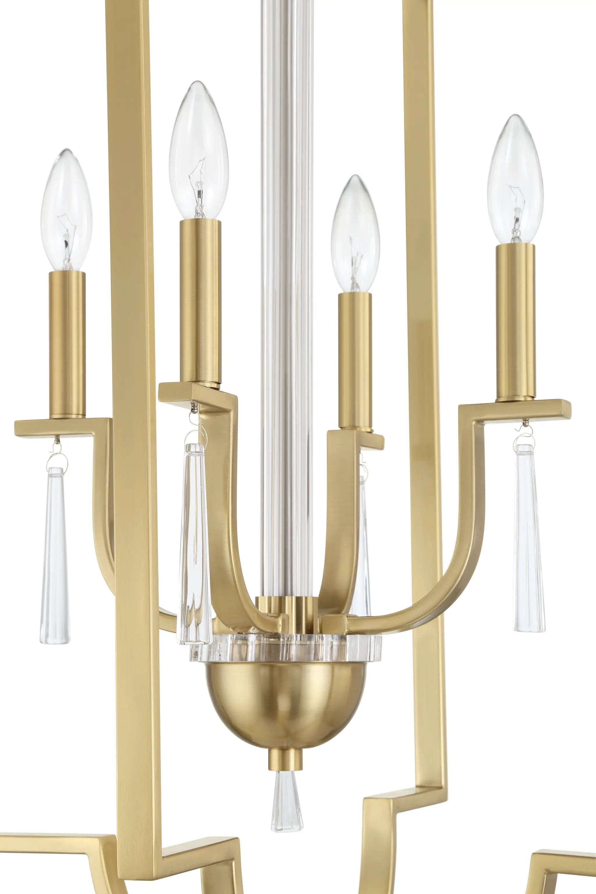 satin brass ceiling mount