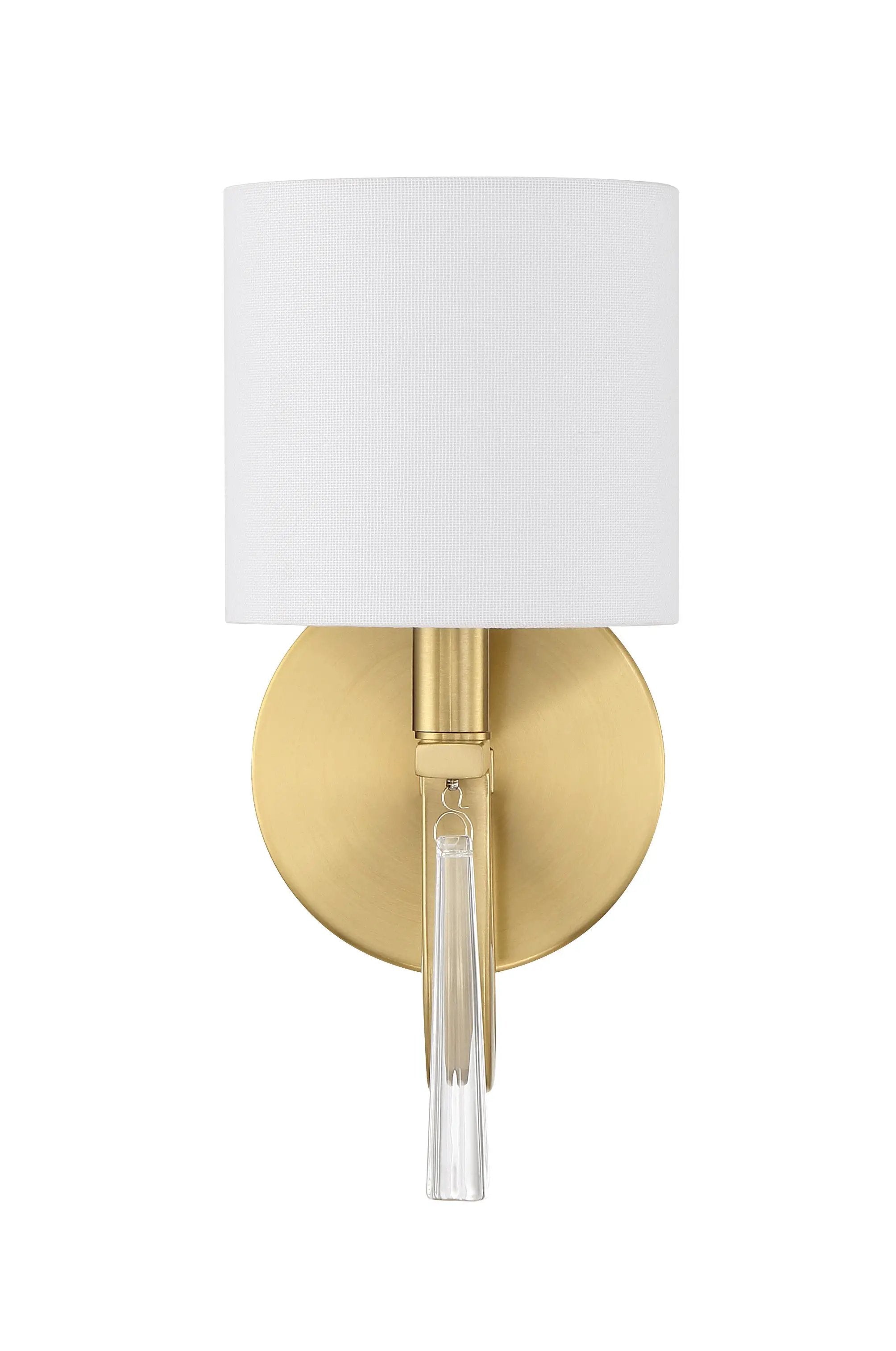 satin brass wall sconces