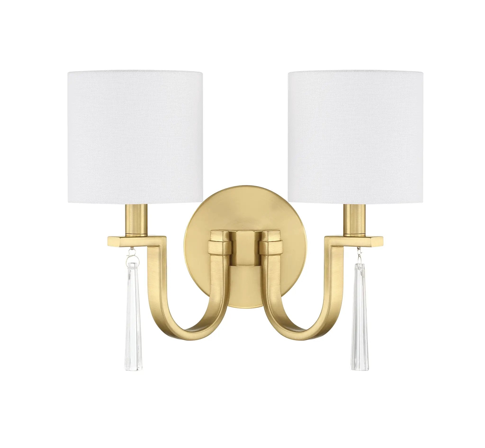 satin brass wall sconces