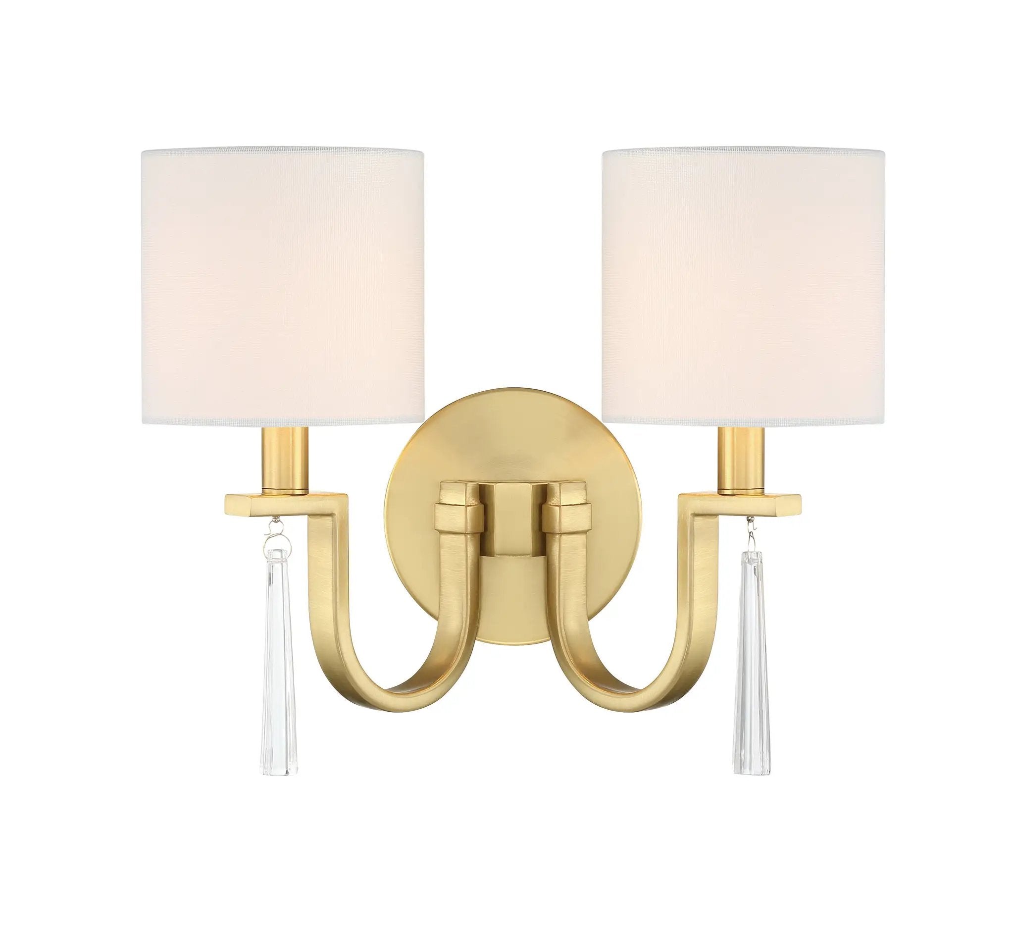 satin brass wall sconces