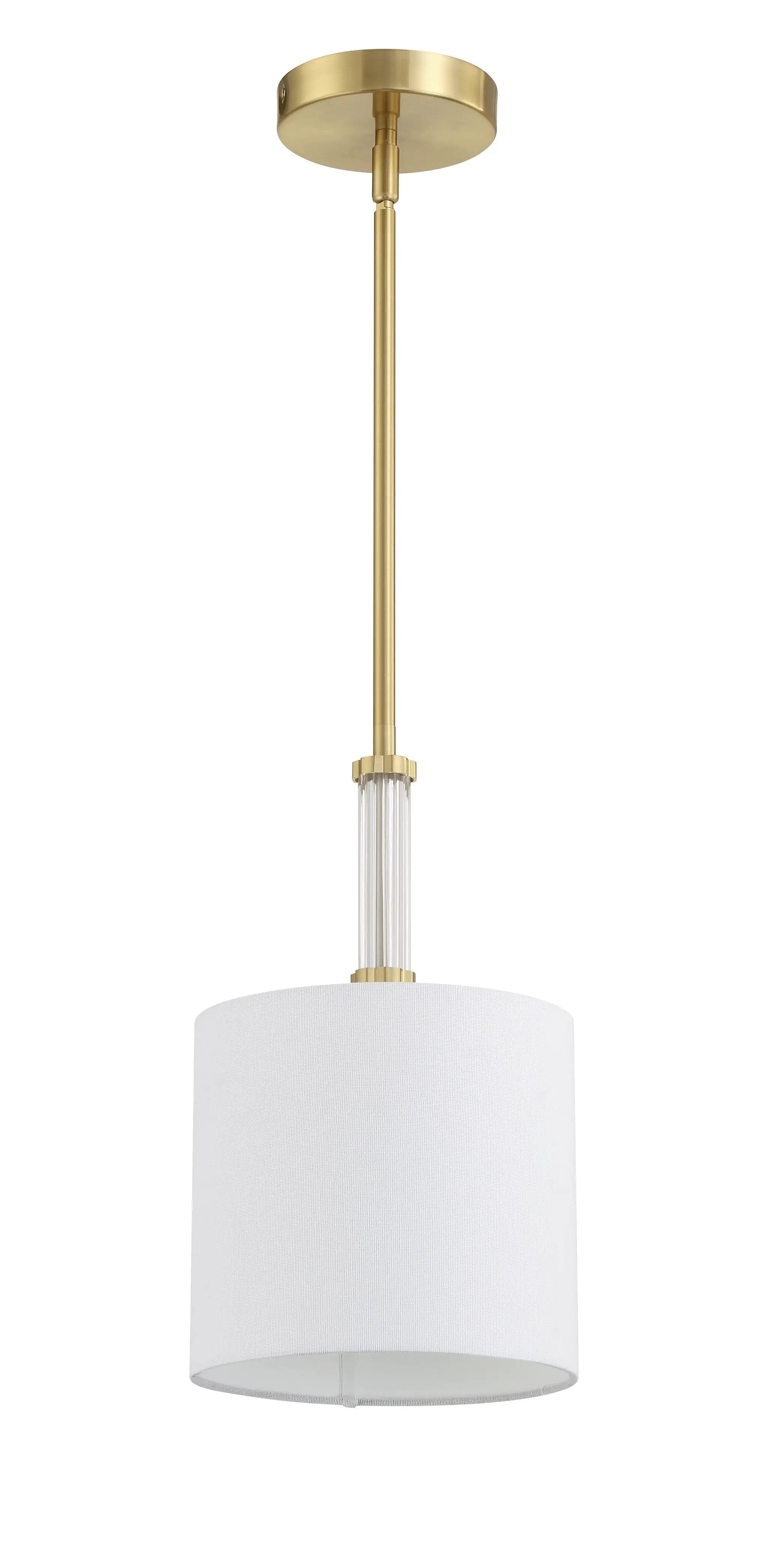 satin brass pendants