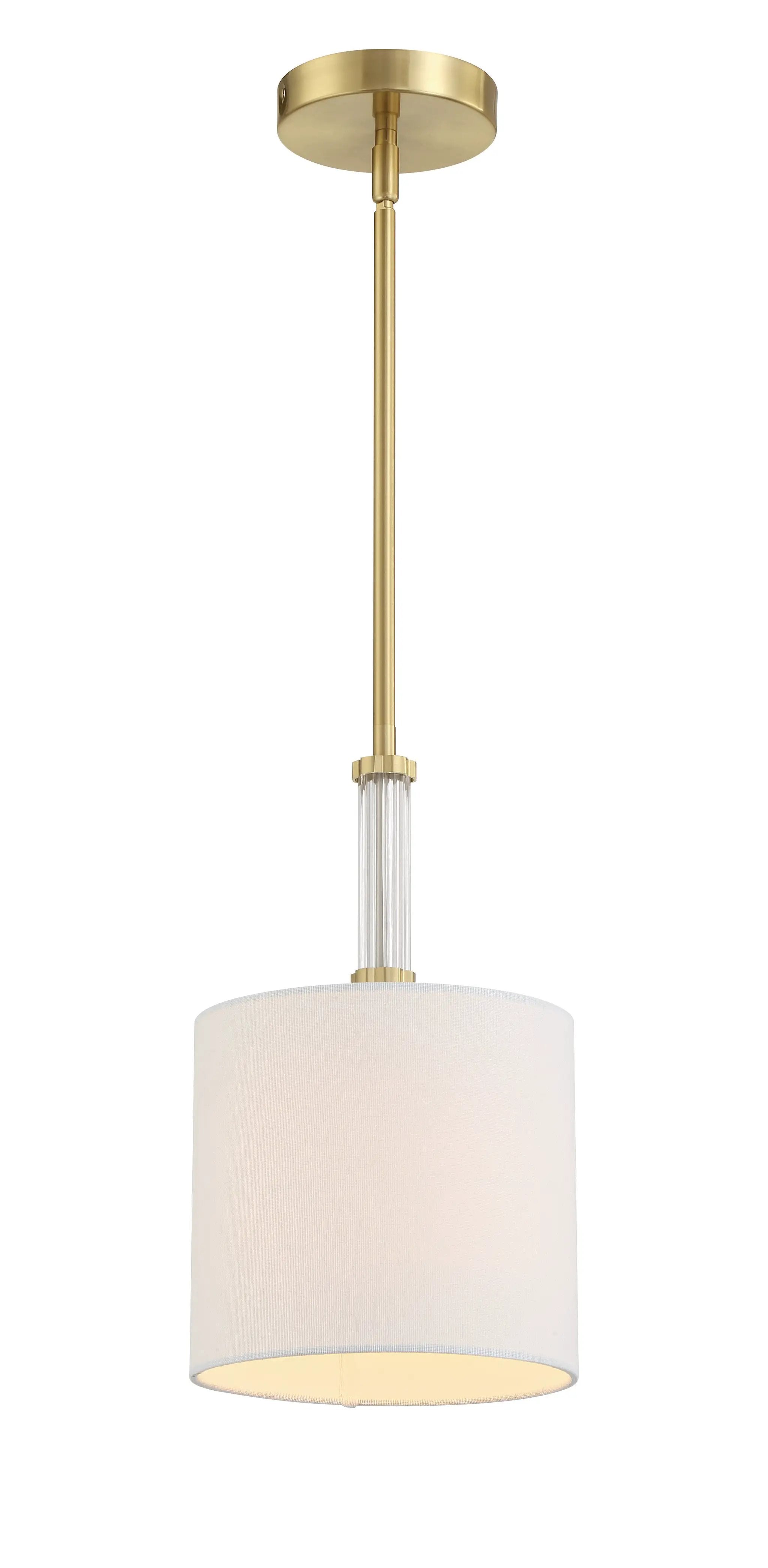 satin brass pendants
