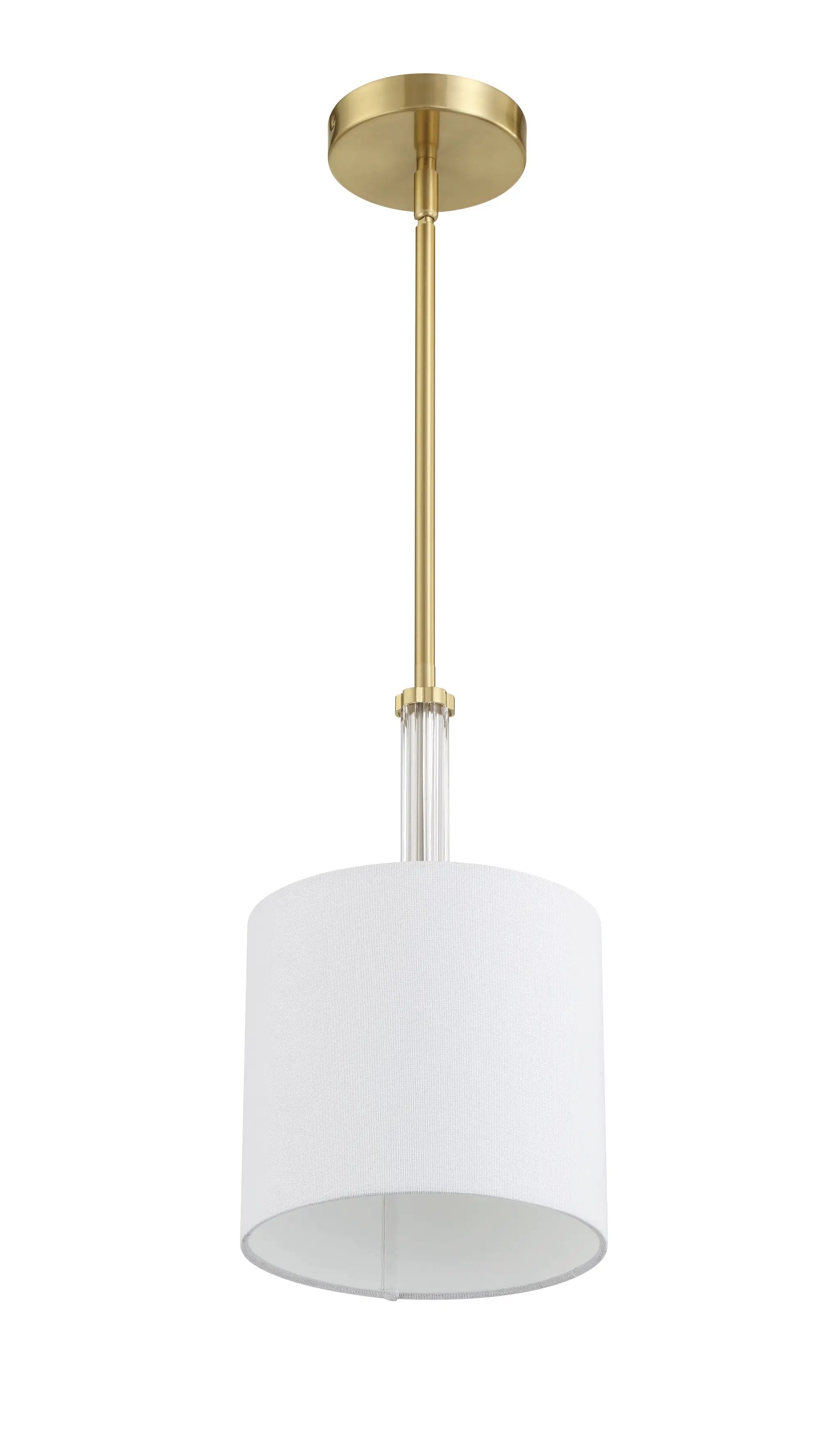 satin brass pendants