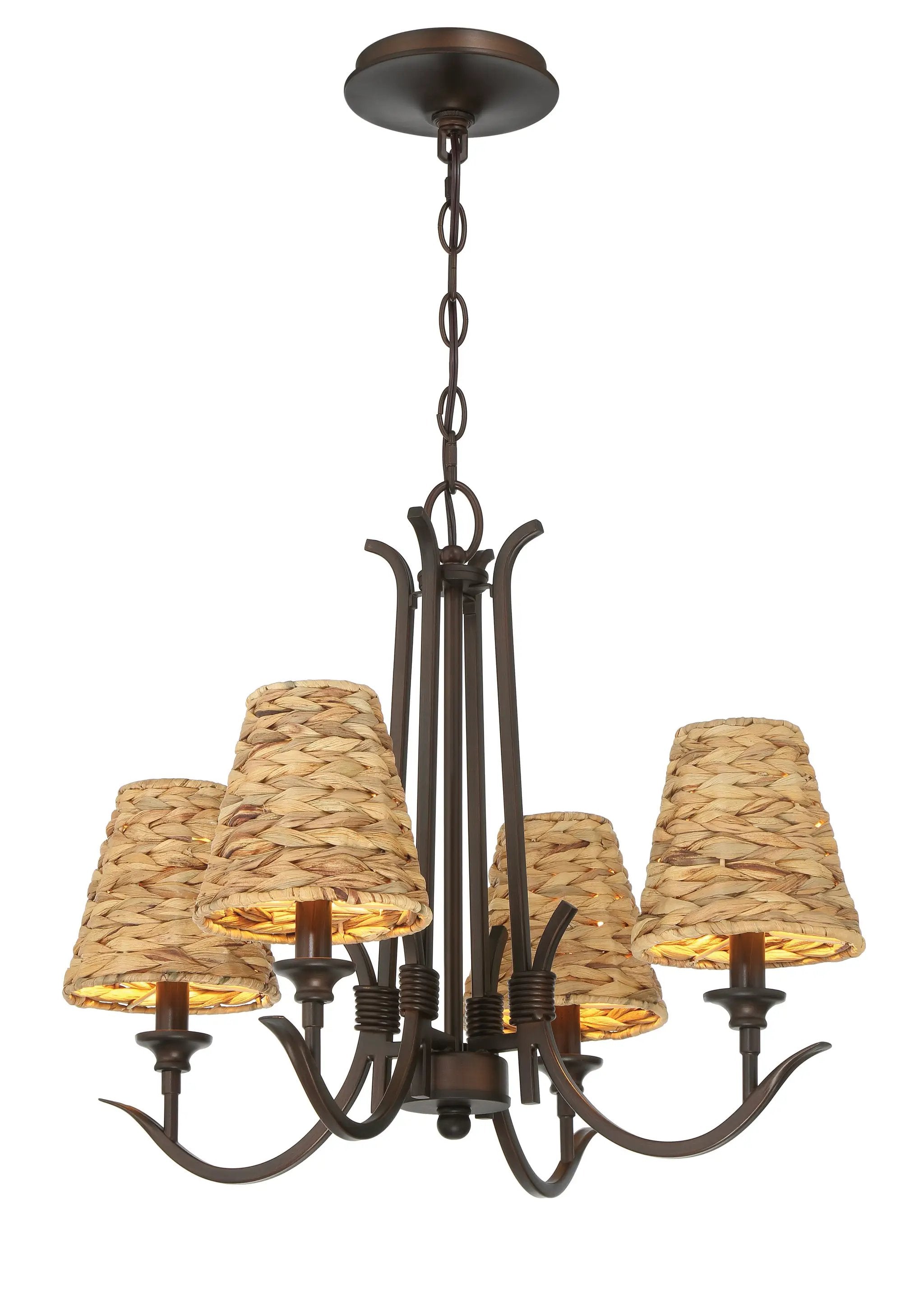 aged bronze brushed chandeliers