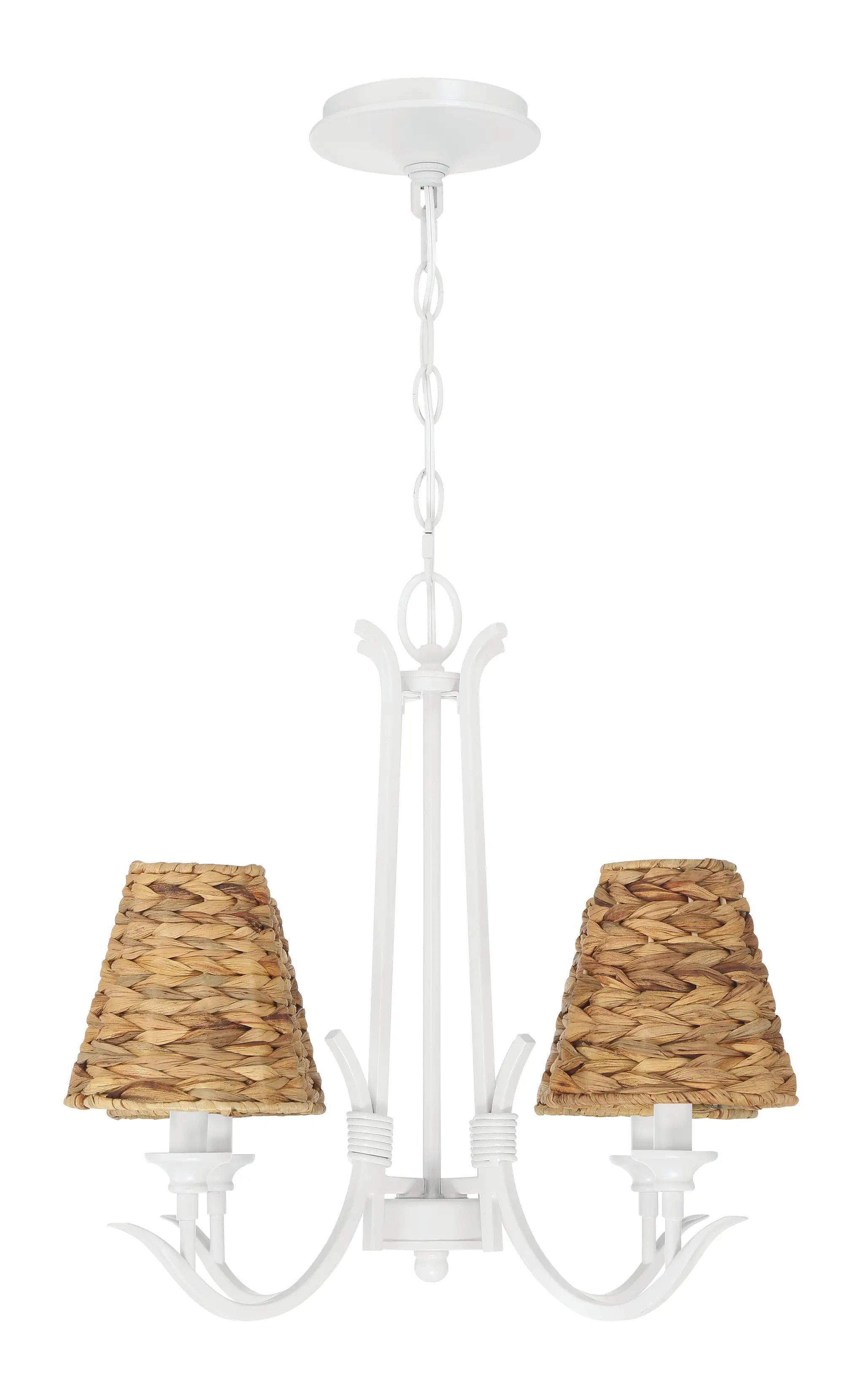 matte white chandeliers