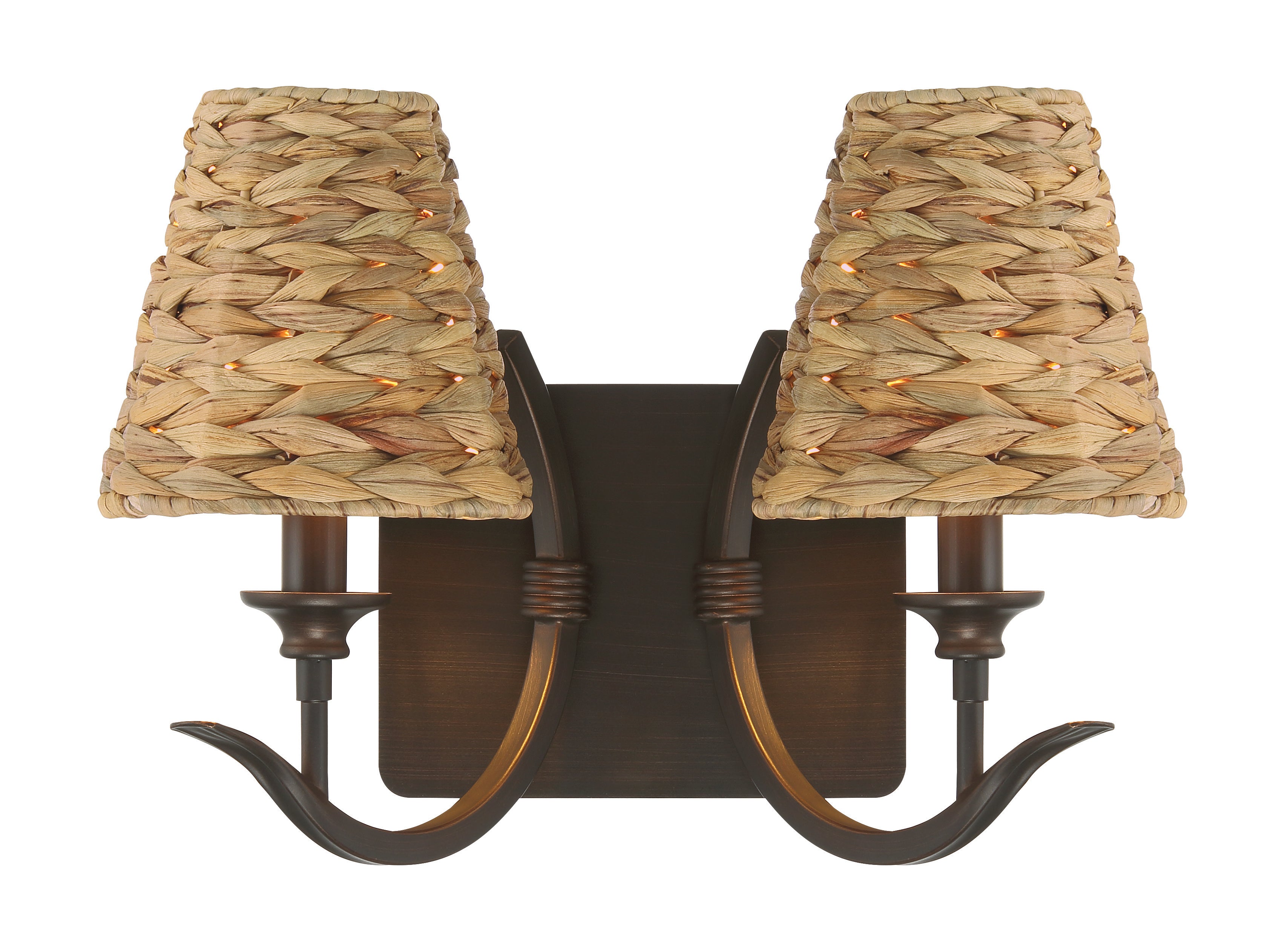 aged bronze brushed wall sconces