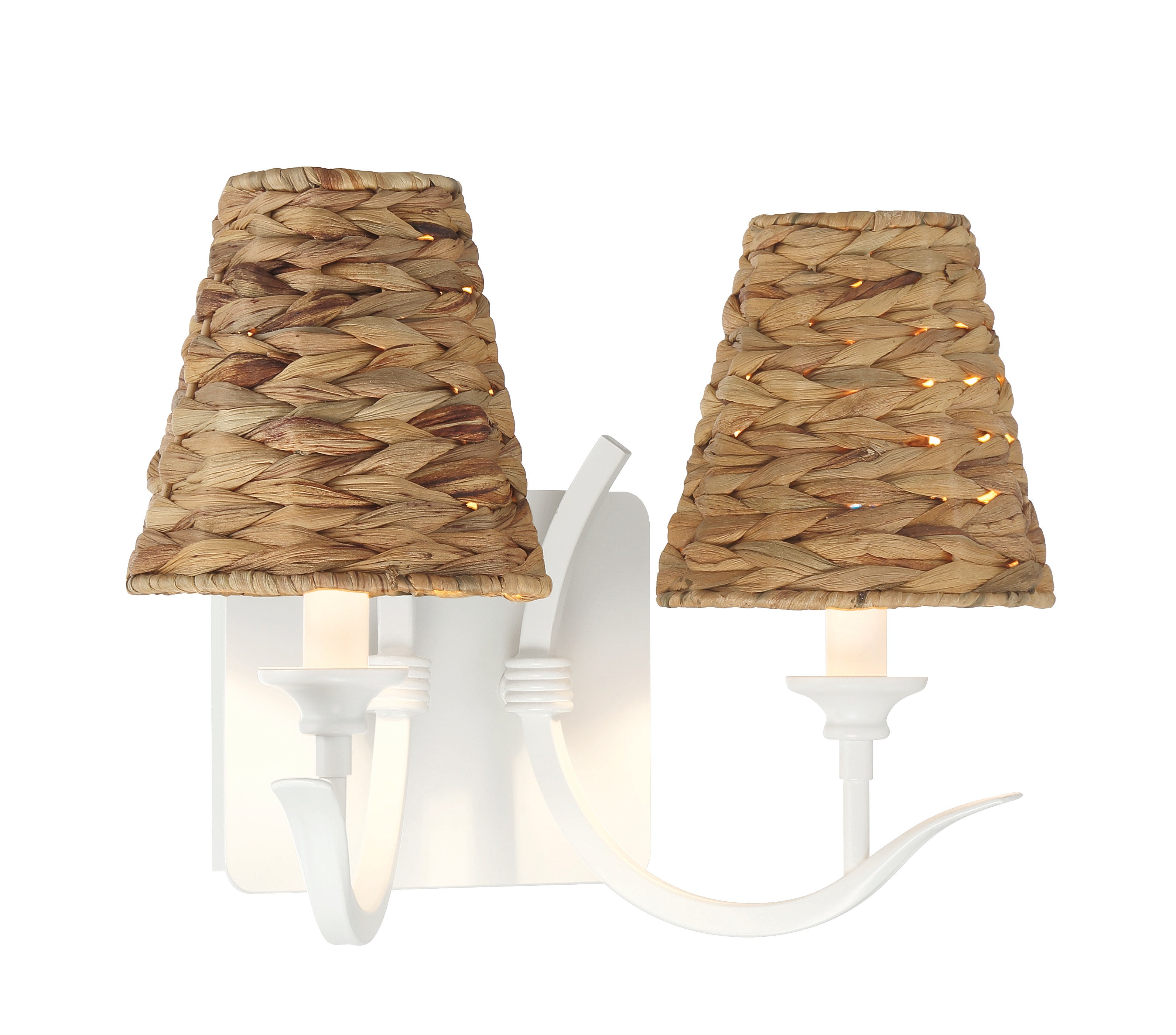 matte white wall sconces