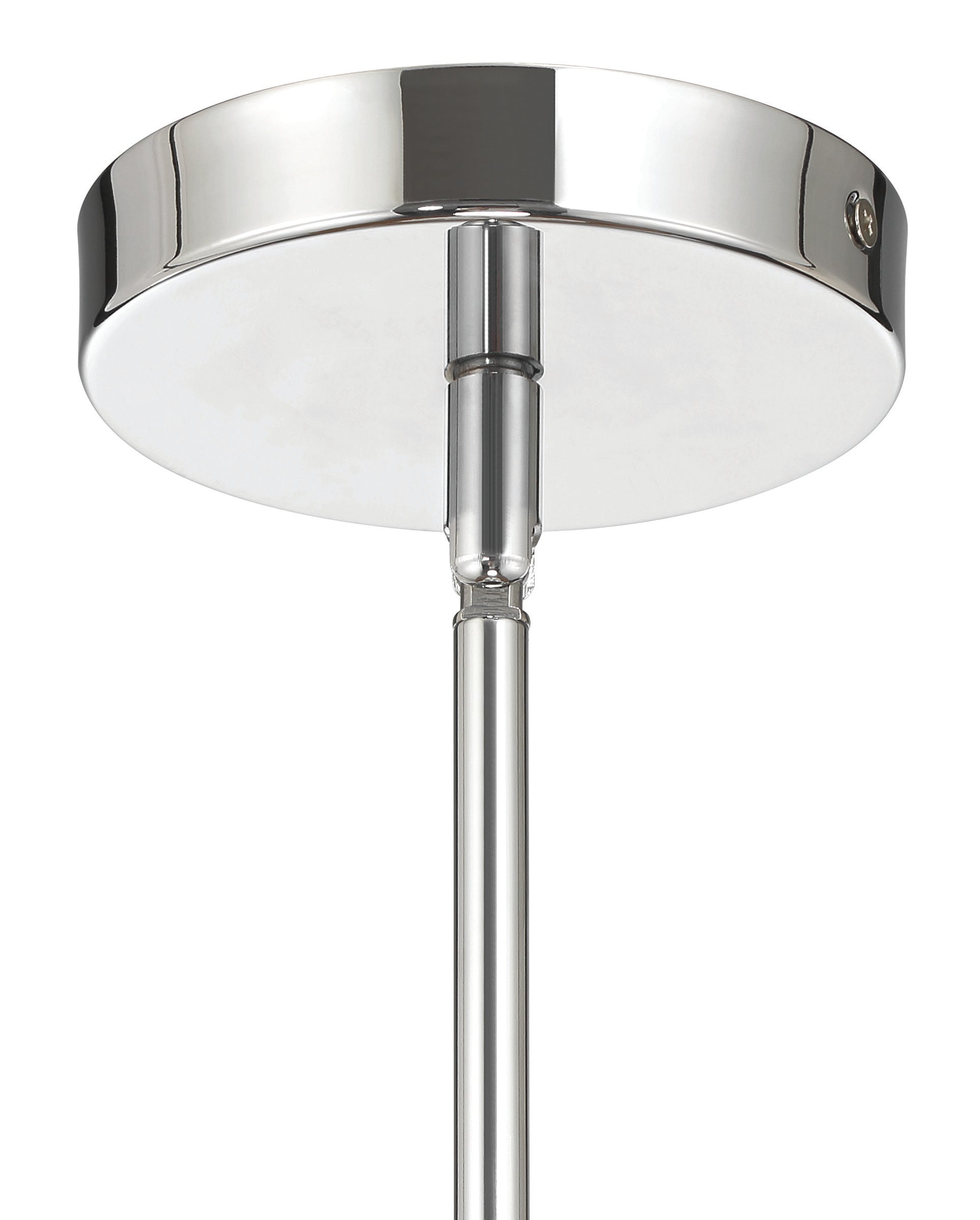 chrome/walnut pendants